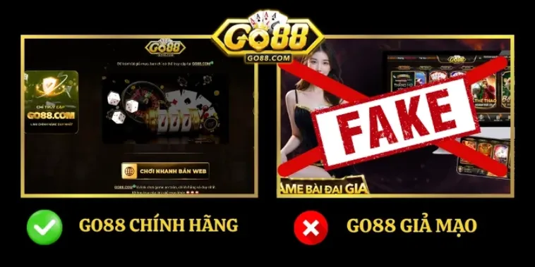 Đường dẫn nội bộ của Go88.com thật dẫn thẳng tới các trang chuẩn, còn link trên trang giả Go88.com có thể trỏ sang tên miền khác.